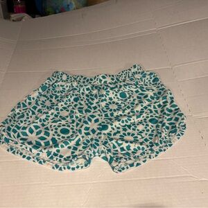 Teal Floral Women's Pajama Shorts